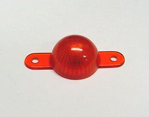 Mini Light Dome With Screw Tabs - Amber `