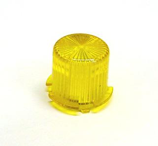 Twist On Plastic Light Dome - Yellow
