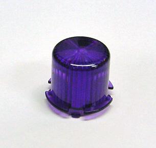 Twist On Plastic Light Dome - Purple (violet)