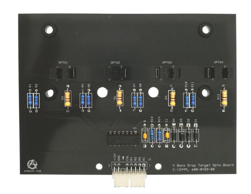 4-Bank Drop Target Opto Board Assembly #C-12499