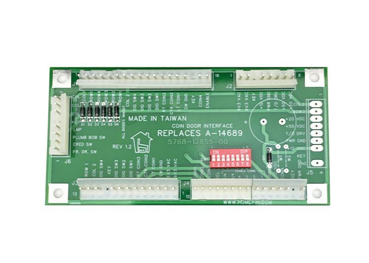 Williams/Bally Coin Door Interface Board #A-14689
