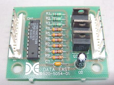 NOS Data East Chase Lamp Driver Board #520-5054-01