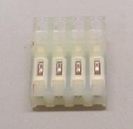 4-Position .156" (3.96mm) IDC Connector for 22 Gauge Wire