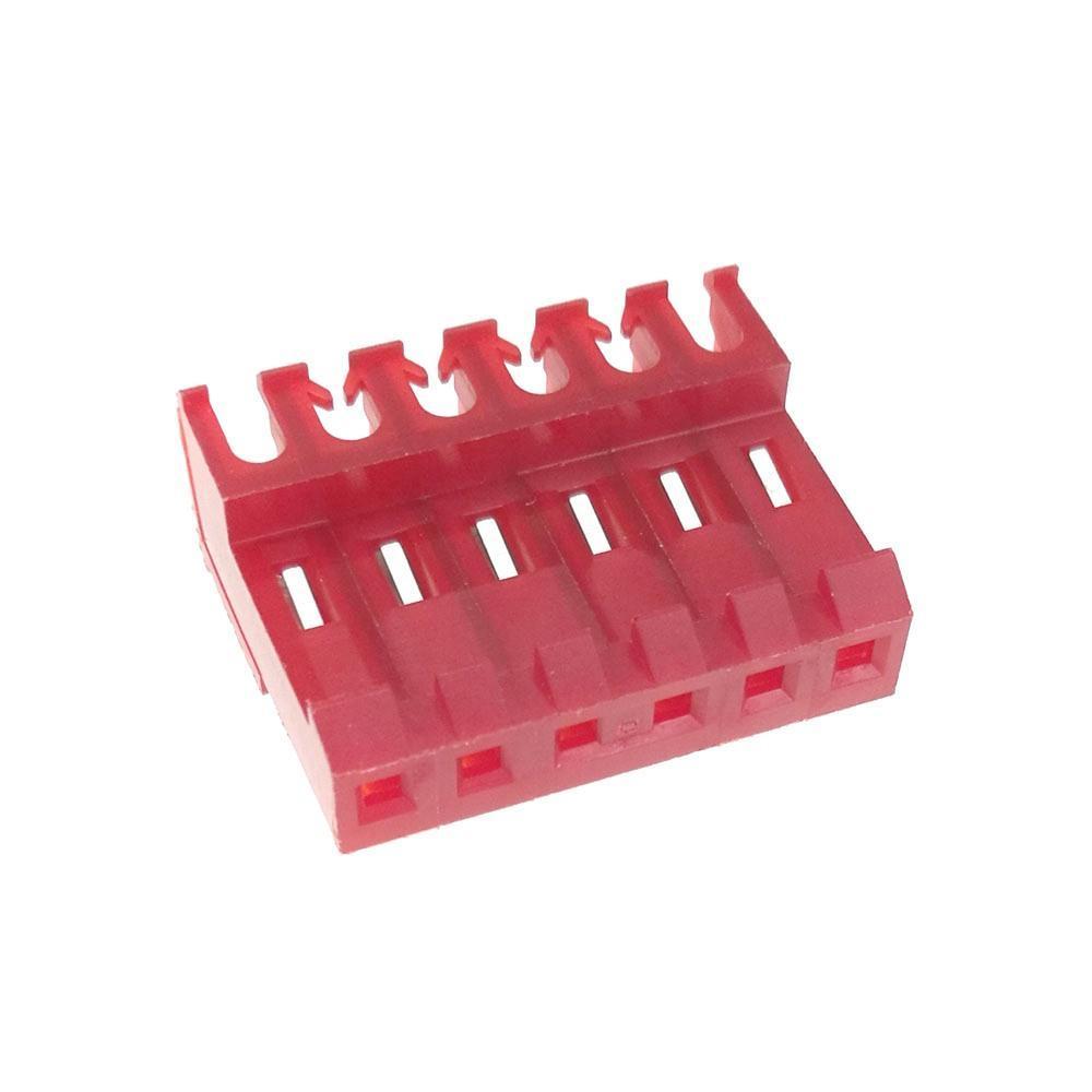 6-Position .156" (3.96mm) IDC Connector for 22 Gauge Wire