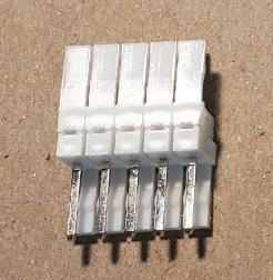 Special 5 Pin Z Locking .156 Header #5791-12235-05 ^