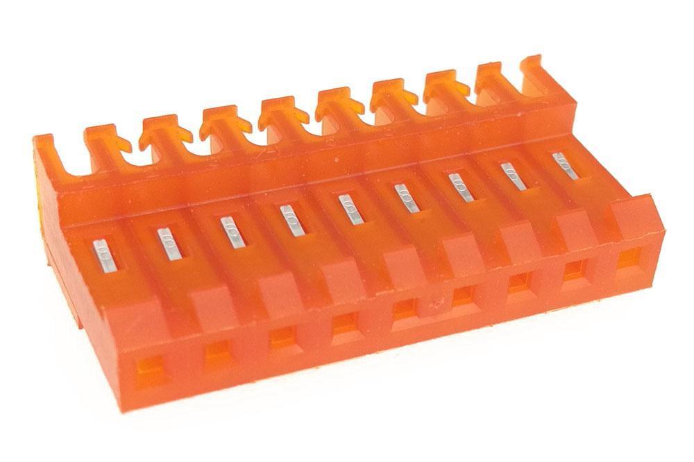 9-Position  .156" (3.96mm) IDC Connector For 18 Gauge Wire