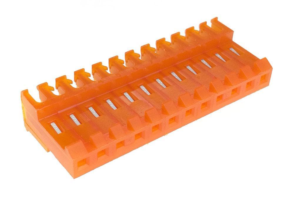 12-Position  .156" (3.96mm) IDC Connector For 18 Gauge Wire