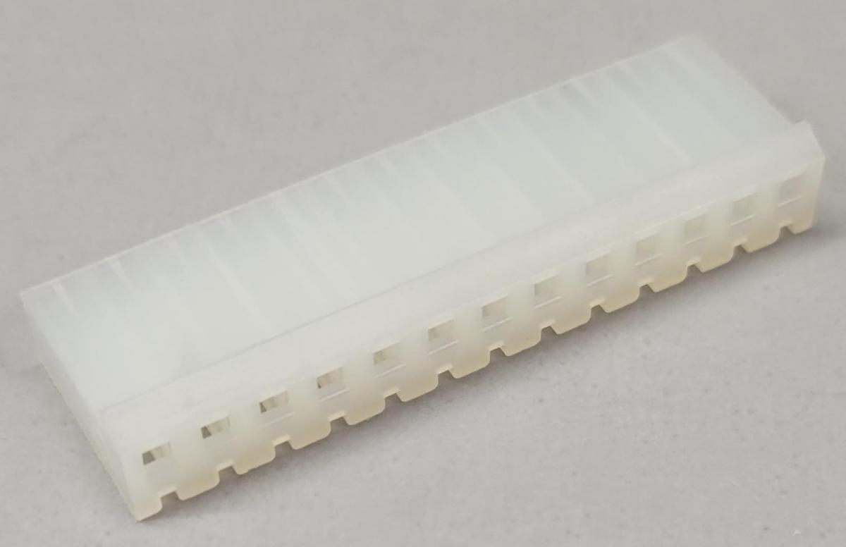 13 Position Connector Housing With Locking Ramp .156" (3.96mm) *Crimp & Stuff*