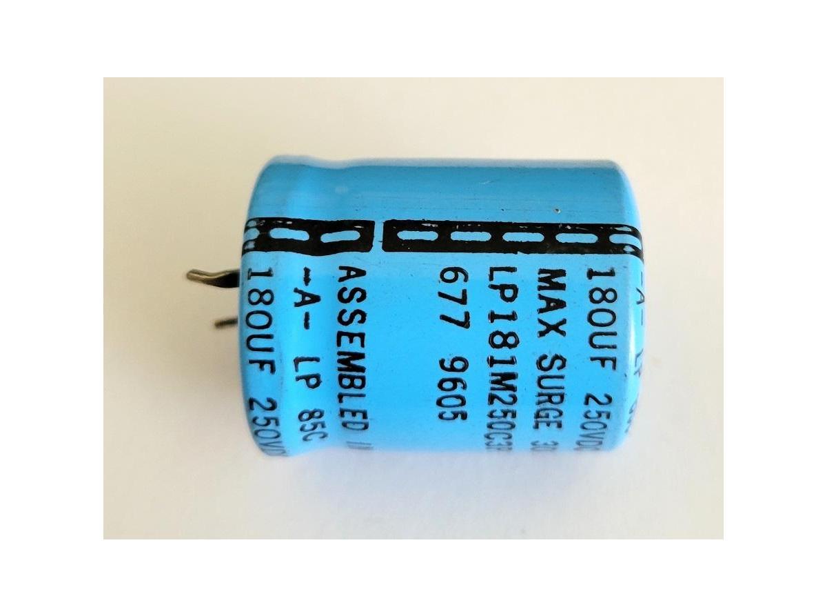 180uf 250 Volt Radial Snap Cap