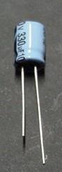 330 mfd 10 volt Radial Capacitor ~