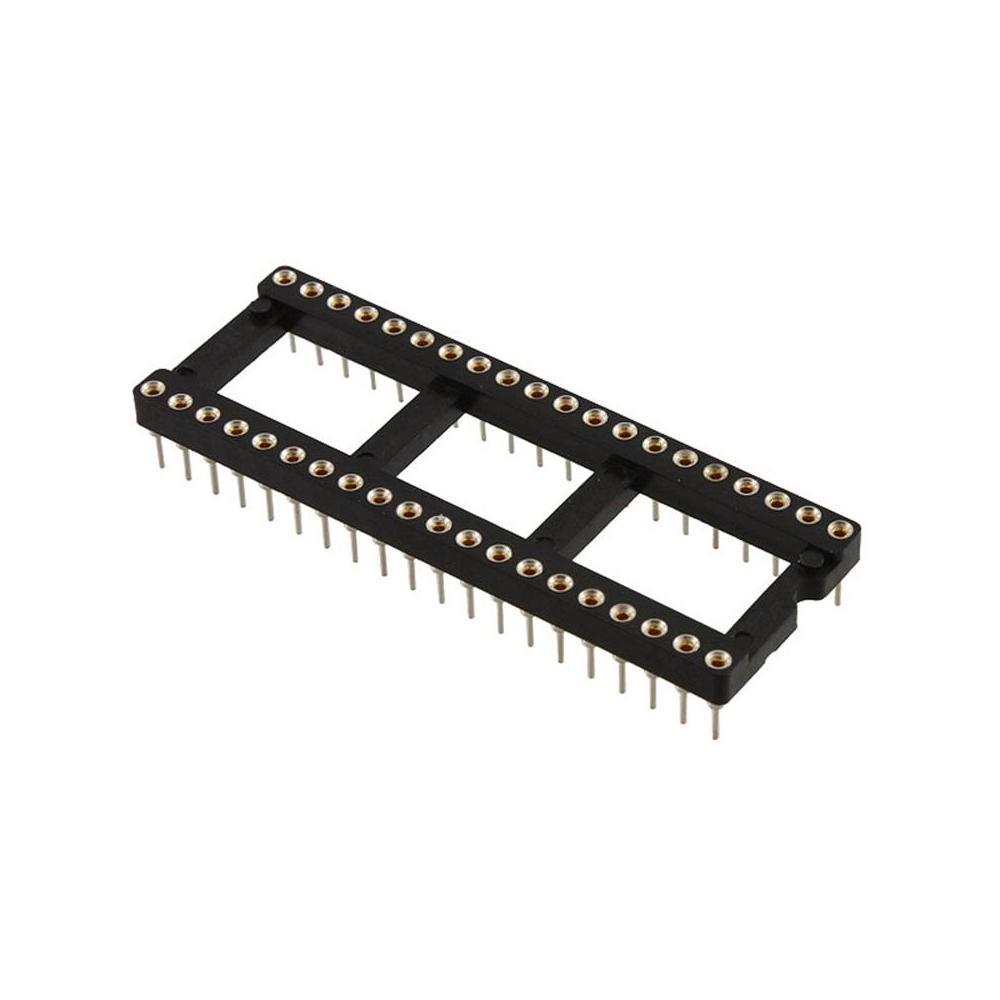 IC, 40-Pin Machine Tooled Low Profile IC Socket  ~