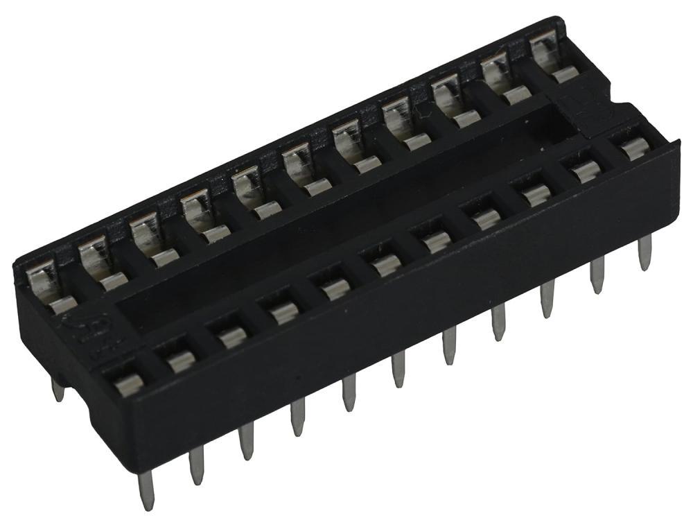 IC, 20-Pin Dual Wipe Low Profile IC Socket ~