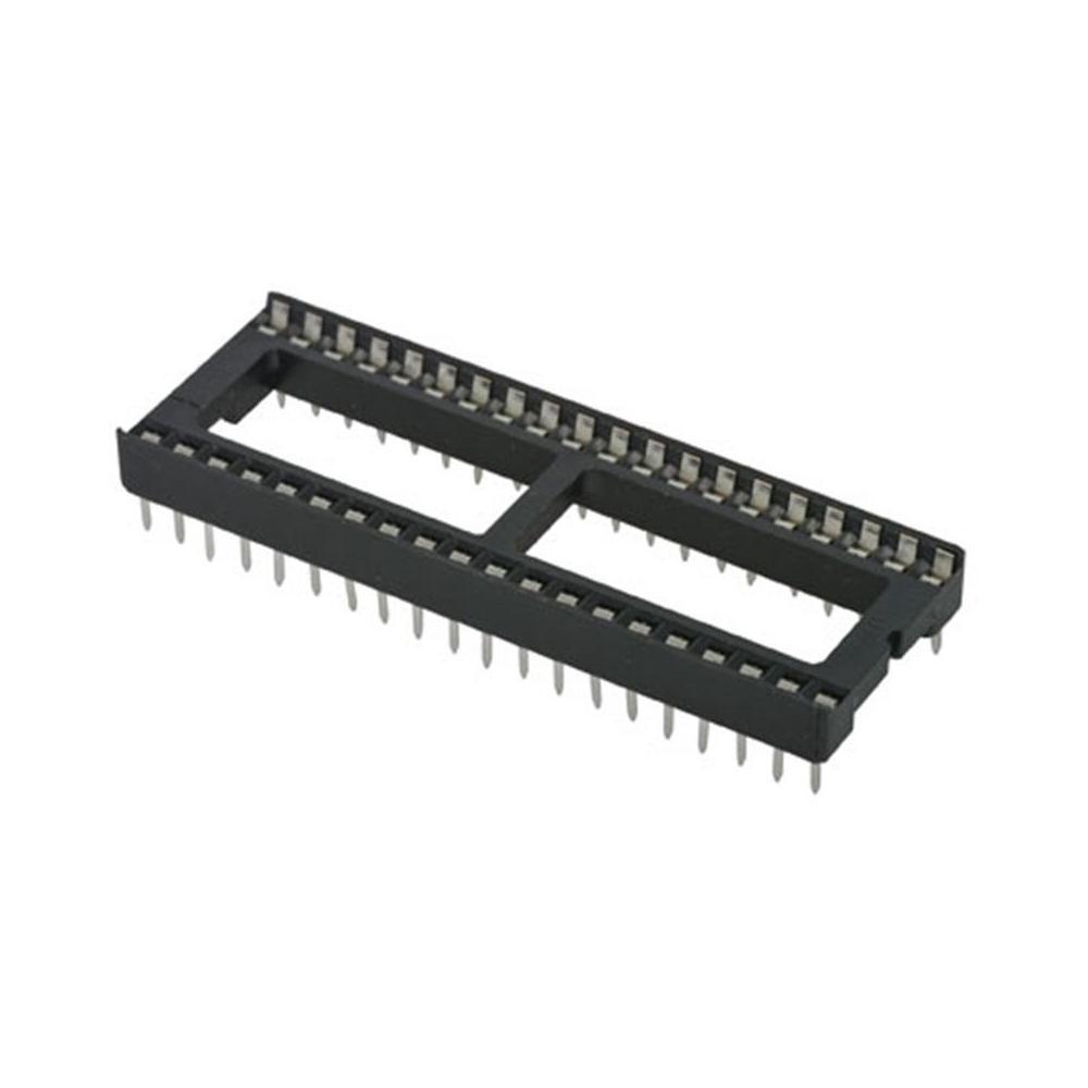 IC, 40-Pin Dual Wipe Low Profile IC Socket ~