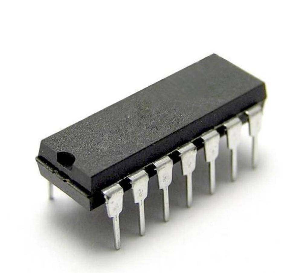 IC, 74LS07N Hex Buffer/Driver ~
