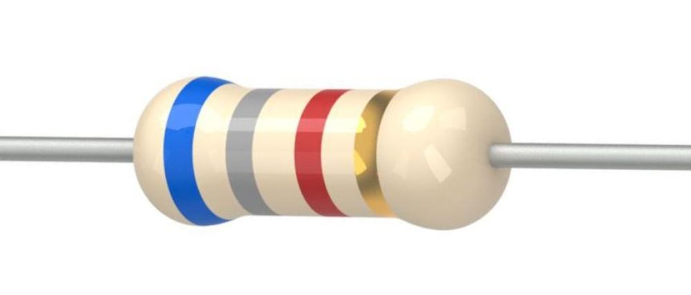 6.8K Ohm, 1/4 Watt, 5% Resistor, Carbon Film ~