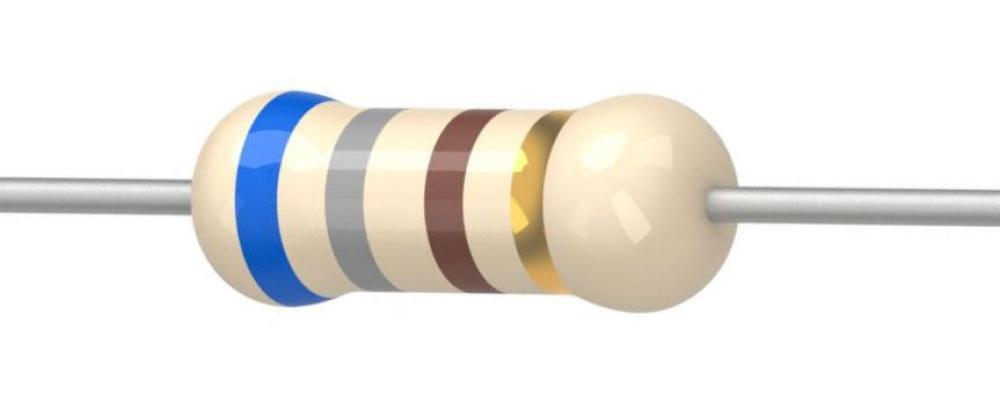 680 Ohm, 1/4 Watt, 5% Resistor, Carbon Film ~