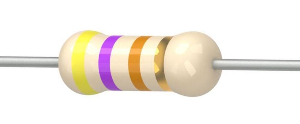 47K Ohm, 1/4 Watt, 5% Resistor, Carbon Film ~