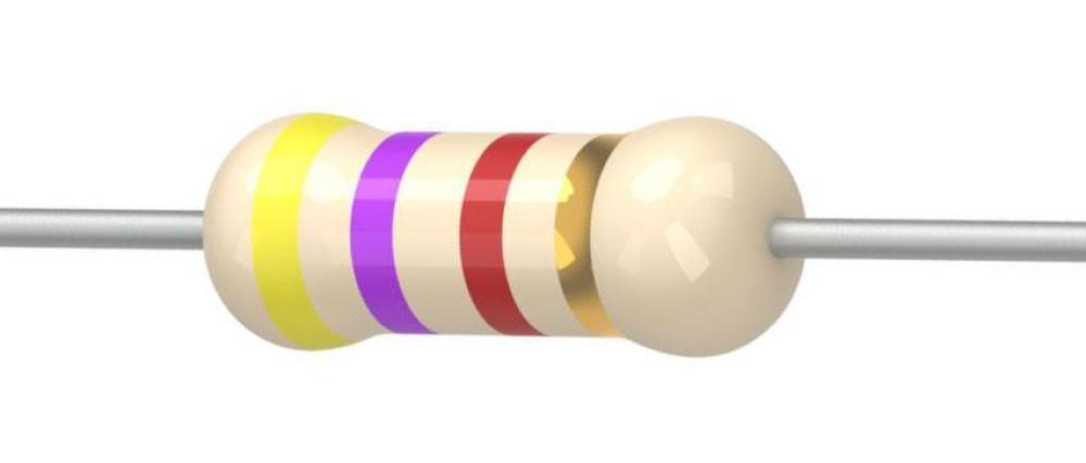 4.7K Ohm, 1/4 Watt, 5% Resistor, Carbon Film ~