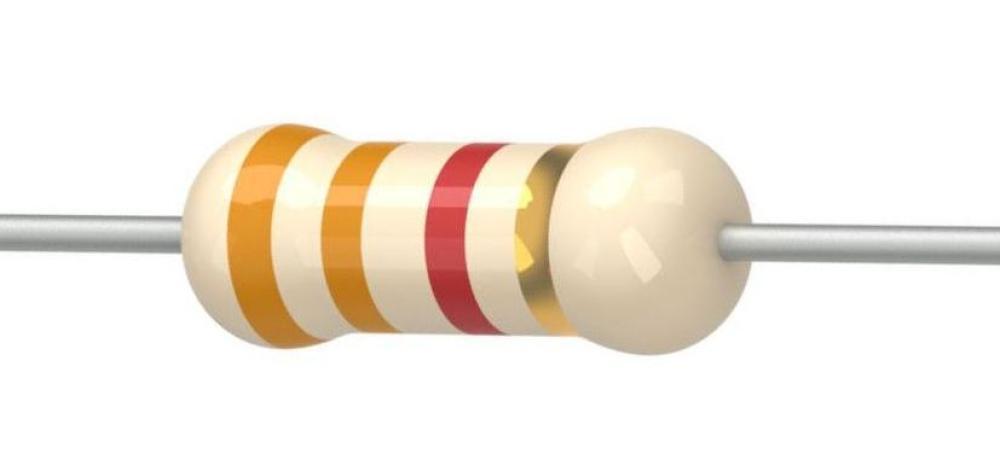 3.3K Ohm, 1/4 Watt, 5% Resistor, Carbon Film ~