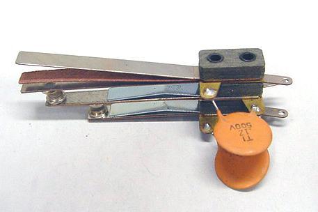 Gottlieb Double Contact Flipper Cabinet Switch - Right Side #26055 *