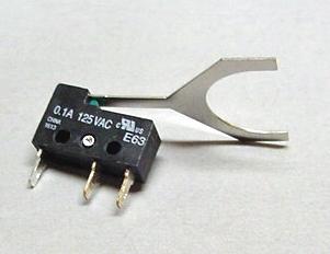 VUK (Vertical Up Kicker) Fork Switch - Stern/Sega/Data East #180-5116-01