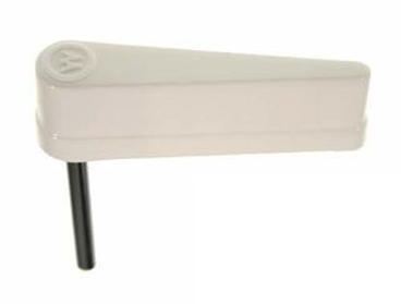 Flipper and Shaft with Williams Logo - White #20-10110-5