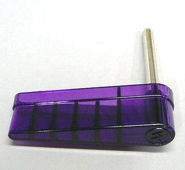 Flipper and Shaft with Williams Logo - Translucent Purple/Violet #20-10110-18 `^