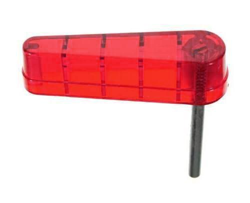 Flipper and Shaft - Red Translucent -Bally pre-1987 #A-3994-9`^