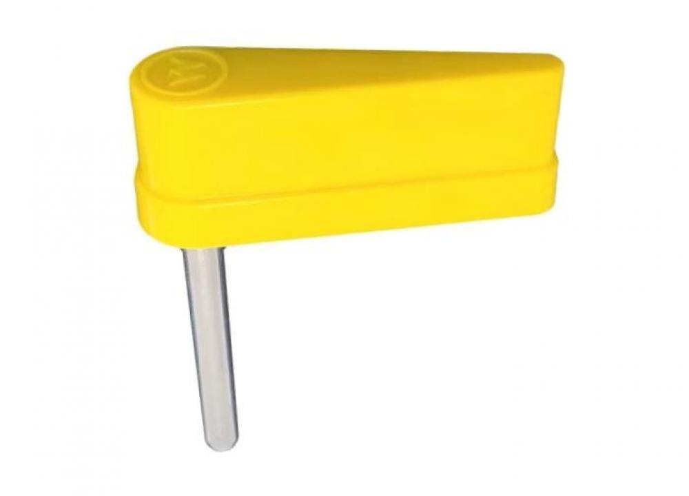 Small 2-1/4" Yellow Flipper Bat and Shaft #20-10290-6 ^