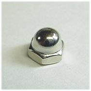 Acorn Nut , Chrome 6-32 Threads =