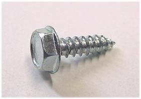 #6 x 1/2" Unslotted Hex Head Wood Screw