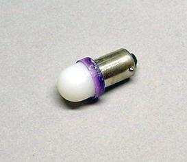 Purple 1-SMD-LED #44/47 Bayonet Base Lamp With Frosted Dome - Premium Ghost Buster