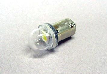 Warm White 1-SMD-LED #44/47 Bayonet Base Lamp With Clear Dome - Premium Ghost Buster