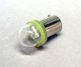 Yellow 1-SMD-LED #44/47 Bayonet Base Lamp With Clear Dome - Premium Ghost Buster