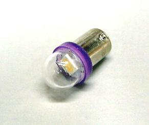 Purple 1-SMD-LED #44/47 Bayonet Base Lamp With Clear Dome - Premium Ghost Buster