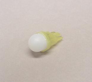 Yellow 1-SMD-LED #555 Wedge Base Lamp With Frosted Dome - Premium Ghost Buster