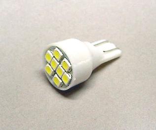 White 8-SMD-LED #906 Wedge Base Flasher Lamp