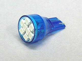 Blue 8-SMD-LED #906 Wedge Base Flasher Lamp
