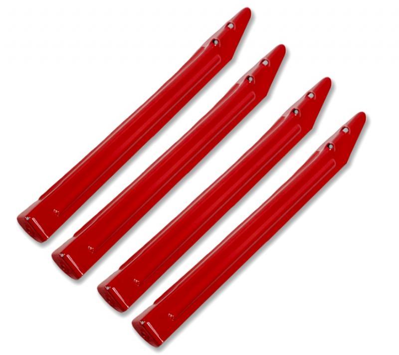RED Legs - Ribbed - Set of 4 #A-19514-R Williams/Bally