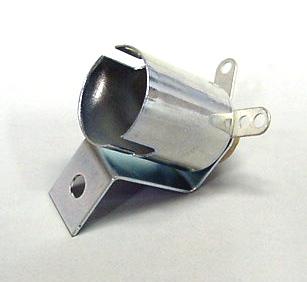 Bayonet Base 2-Lead Socket With Short Mounting Bracket For #89 Bulbs