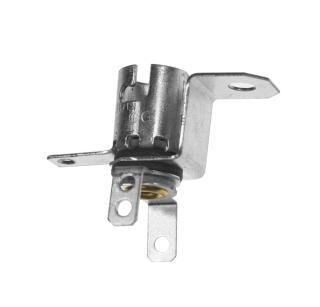 Miniature Bayonet Base 3-Lead Socket With Short Mounting Bracket #44/47 Bulbs