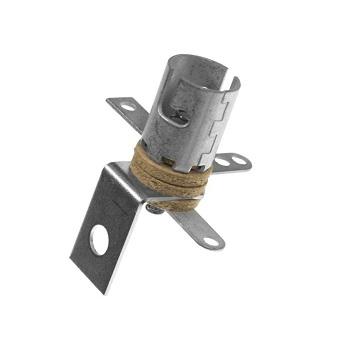 Miniature Bayonet Base 3-Lead Socket With Laydown Mounting Bracket #44/47 Bulbs