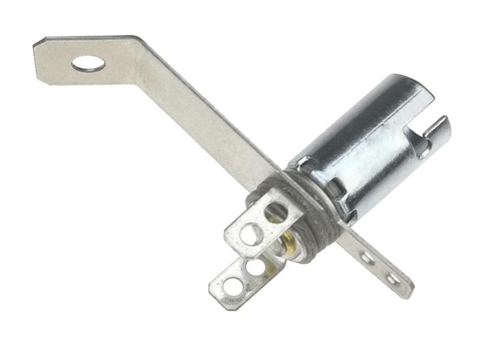 Miniature Bayonet Base 3-Lead Socket With Long Bracket #24-8793