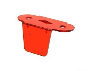 Red Transparent Single Sided Lane Guide 1-1/8"  #03-8205-9 `^