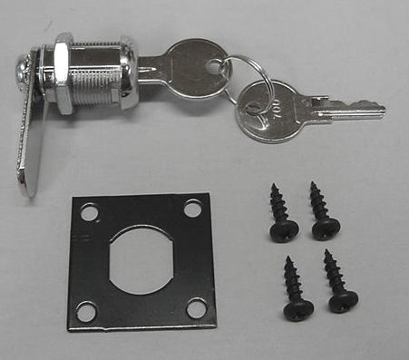 Stern Backbox Lock and Lock Plate Assembly 1999-2002