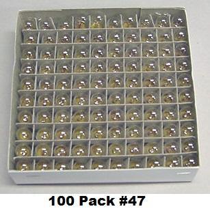 #47 Light Bulb (Box of 100)