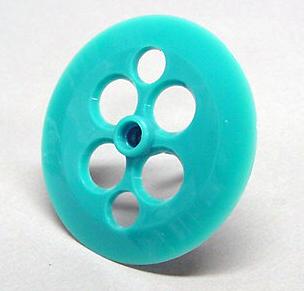 Teal Pop Bumper Skirt, Wafer #03-6035-27