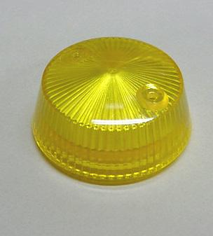 Yellow Wide Side "Mushroom" Shaped Pop Bumper Cap `