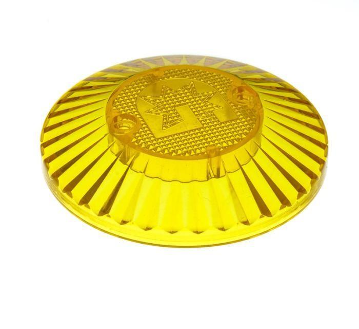 Yellow Plastic Gottlieb/Premier Pop Bumper Cap with G Logo #26635-T *`