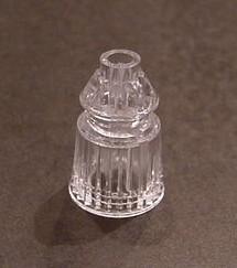 Star Post Clear Plastic 1-1/16" Tall